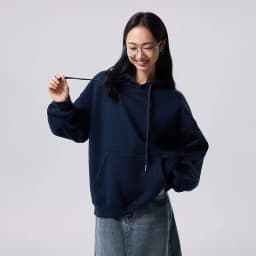 Toyouth Women Fleece Hoodies 2023 Autumn Long Sleeve Loose Hooded Sweatshirt Multicolour Casual Versatile Warm Pullover