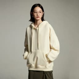 Toyouth Women Fleece Hoodies 2023 Autumn Long Sleeve Loose Hooded Sweatshirt Multicolour Casual Versatile Warm Pullover