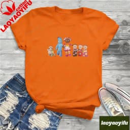 Awesome Igglepiggle Upsy Daisy Makka Pakka T-Shirts for Women Crewneck T Shirt in The Night Garden Short Sleeve Unisex Tees
