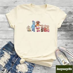 Awesome Igglepiggle Upsy Daisy Makka Pakka T-Shirts for Women Crewneck T Shirt in The Night Garden Short Sleeve Unisex Tees