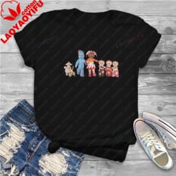Awesome Igglepiggle Upsy Daisy Makka Pakka T-Shirts for Women Crewneck T Shirt in The Night Garden Short Sleeve Unisex Tees