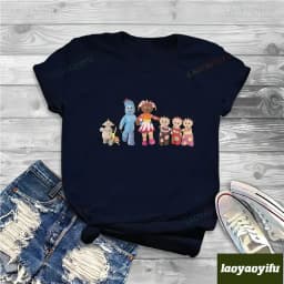 Awesome Igglepiggle Upsy Daisy Makka Pakka T-Shirts for Women Crewneck T Shirt in The Night Garden Short Sleeve Unisex Tees
