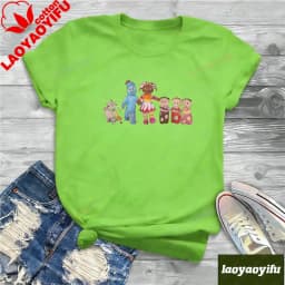 Awesome Igglepiggle Upsy Daisy Makka Pakka T-Shirts for Women Crewneck T Shirt in The Night Garden Short Sleeve Unisex Tees