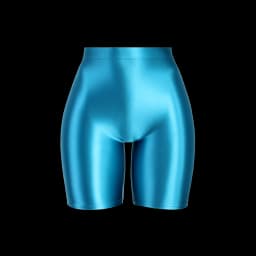 MJINM Womens Satin Glossy Shorts High Waist Yoga Silk Running Fitness Stretch Front Seamless Opaque Biker Tights Skinny Leggings