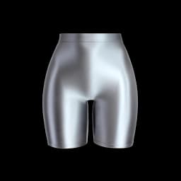 MJINM Womens Satin Glossy Shorts High Waist Yoga Silk Running Fitness Stretch Front Seamless Opaque Biker Tights Skinny Leggings