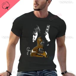 Gary Moore Wild Frontier'87 Fashionable street casual trend Comfortable summer all-purpose T-shirt for men and women