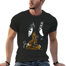 Gary Moore Wild Frontier'87 Fashionable street casual trend Comfortable summer all-purpose T-shirt for men and women