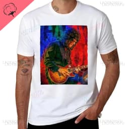 Gary Moore Wild Frontier'87 Fashionable street casual trend Comfortable summer all-purpose T-shirt for men and women