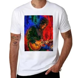 Gary Moore Wild Frontier'87 Fashionable street casual trend Comfortable summer all-purpose T-shirt for men and women