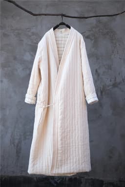 Winter Women Long Cotton Coat Vintage Parkas Loose Cardigan Robe Long Sleeve Lace-up Solid Warm Black Red Winter Clothes New