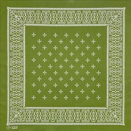 High Quality New Design Hip Hop Olive Green Cotton Square Scarf Sailor Bandana Scarf Anchor Print Headband Paisley Gifts Unisex
