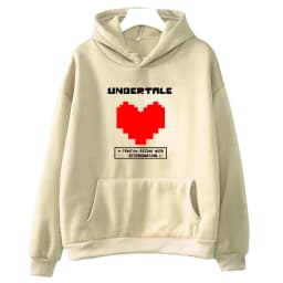 Undertale Game You're Filled with Determination Hoodies Women Casual Long Sleeve Sweatshirt for Winter/autumn Hooded Hoodie Girl