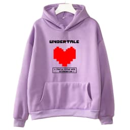 Undertale Game You're Filled with Determination Hoodies Women Casual Long Sleeve Sweatshirt for Winter/autumn Hooded Hoodie Girl