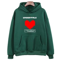 Undertale Game You're Filled with Determination Hoodies Women Casual Long Sleeve Sweatshirt for Winter/autumn Hooded Hoodie Girl