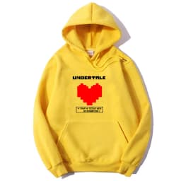Undertale Game You're Filled with Determination Hoodies Women Casual Long Sleeve Sweatshirt for Winter/autumn Hooded Hoodie Girl