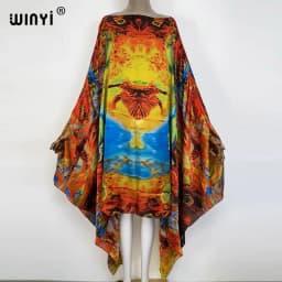 WINYI African Kaftan sexy Beach Cover up Beach Wear Oversize Bikini Cover up Robe party holiday 2022 summer clothes for women