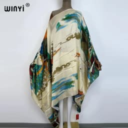 WINYI African Kaftan sexy Beach Cover up Beach Wear Oversize Bikini Cover up Robe party holiday 2022 summer clothes for women