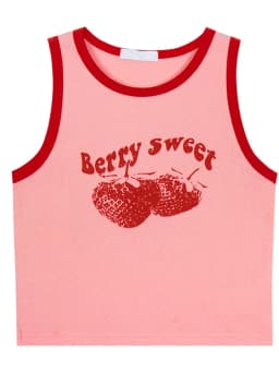 2024 Pink Print Y2k Tank Top Summer Off Shoulder O Neck Sleeveless Fashion 90s Vintage Crop Tops Women Casual Sexy