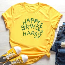 Happee Birthdae Harry Shirt Wizard T-shirt Wizard School Tshirt Harajuku Magic Tee Unisex Crewneck Short Sleeves Tops