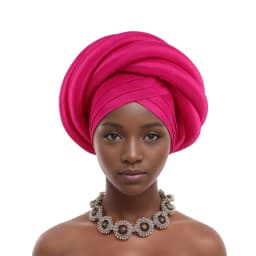 Twisted Braid Turban Cap for Women African Lady Head Wraps Nigeria Raw Silk Autogele Headtie Muslim Hat Party Headwear Turbante