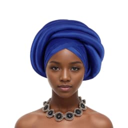 Twisted Braid Turban Cap for Women African Lady Head Wraps Nigeria Raw Silk Autogele Headtie Muslim Hat Party Headwear Turbante