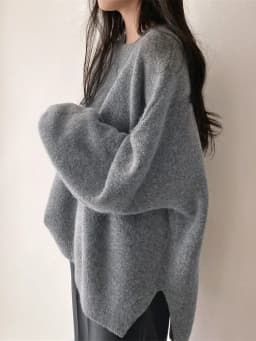 Alien Kitty Lazy Style Oversize Femme Pullover Tops Office Lady Soft Autumn 2023 OL Warm Chic Women Knitwear Sweaters Jumpers