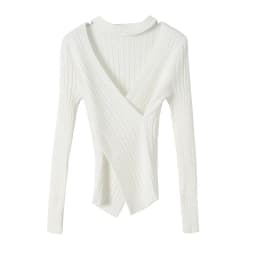 2025 Women Spring Halter Neck Sweater Slim Stretch Sexy Pullovers Long Sleeve Good Quality Women Fashion Sweater Tops