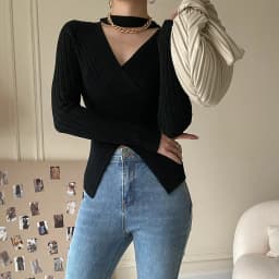 2025 Women Spring Halter Neck Sweater Slim Stretch Sexy Pullovers Long Sleeve Good Quality Women Fashion Sweater Tops