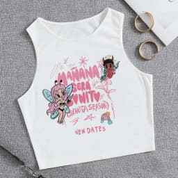 Hip Hop Tank Top Crop Top Manana Sera Bonito Bichota Karol G T Shirt Women Graphic T Shirts Trendy Clothing Grunge Tee Cropped
