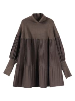 Amax luluE 2024 Womens Korean Patchwork Elegant Sweaters Winter Turtleneck Design Loose Jumpers Leisure Solid Vintage Pullover