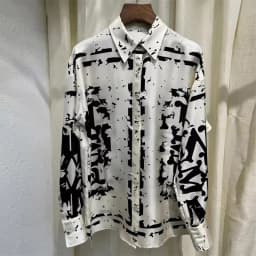 FANIECES Plus Size 3XL Giraffe Print Women Shirts Long Sleeve Lapel Satin Blouse Spring Female Tops Elegant Office Ladies Blusas