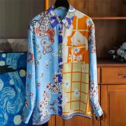 FANIECES Plus Size 3XL Giraffe Print Women Shirts Long Sleeve Lapel Satin Blouse Spring Female Tops Elegant Office Ladies Blusas