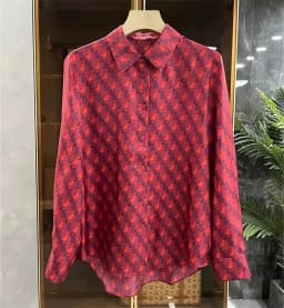 FANIECES Plus Size 3XL Giraffe Print Women Shirts Long Sleeve Lapel Satin Blouse Spring Female Tops Elegant Office Ladies Blusas