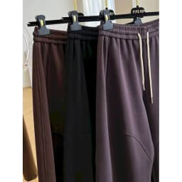 Solid Lantern Pants Women Vintage Trousers Korean Style Casual Vintage Elastic Waist Drawstring Loose Streetwear Women Clothing
