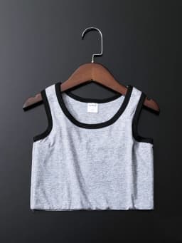 Bandaged Chest Clip Vest, Top Breathable Elastic Chest Clip Vest, Women's Tight Elastic Vest