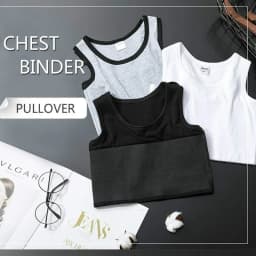 Bandaged Chest Clip Vest, Top Breathable Elastic Chest Clip Vest, Women's Tight Elastic Vest