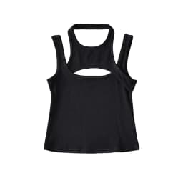 Asymmetrical Crop Top y2k E-girl Hollow Out Knitted Corset Top Sleeveless O Neck Mini Vest Basic Casual Sporty  Summer