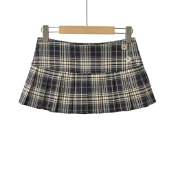 Summer Mini Skirts For Woman Korean Fashion Red Plaid Skirts Women Y2k Skirts Pleated Pleated Skirts Vintage Preppy Style
