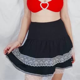 Lolita Cake Mini Skirts Gothic Japanese Harajuku Girls Purple Pink Plaid Pleated Skirt Punk Sweet Lace Kawaii Cosplay Costume