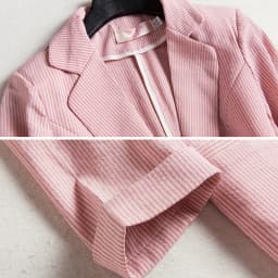 Elegant Women's Stripe 3/4 Sleeve Suit Jacket 2026 Spring Summer Thin Slim Outwear Single Button Female Office Blazer Coat Tops