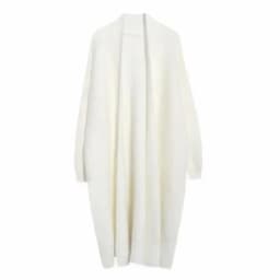 Cardigans Knit Sweater Women Y2k Autumn Winter E-girl Maxi Loose Soft Coat Black White Pink Long Knitted Jacket Cardigan Sweater