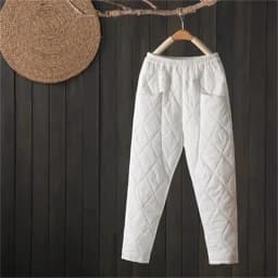 New Winter Warm Ultra-light Duck Down Sweatpants Elastic High Waist Baggy Cotton Pants Women's Snow Wear Basic Straight Trousers