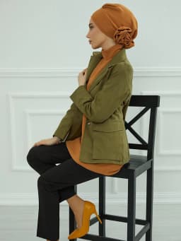 Islamic Hat Hijabs For Woman Trendy Flower Headscarf Undercap Bonnet Women Muslim Turban Hat Ladies Head Wrap Bandana Skullcap