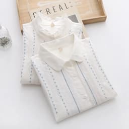 Autumn New Women Embroidery Cotton White Shirt Full Sleeve Turn Down Collar Ruched Casual Blouse Spring Office Lady Work Wear