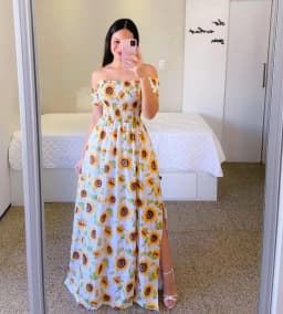Women Fashion One Shoulder Printed Split Sweet and Elegant Butterfly Rainbow Long Dress lady dresses flower Solid colorful