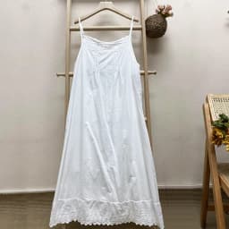 Johnature 2024 Summer New Japanese Casual Spaghetti Strap Thin All Match Dress For Women Solid Color Cotton Female Dresses