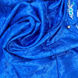Summer Women Clothing Tops Embroidery Simulation Silk Improved Cheongsam Short Sleeve Chinese Style Plate Buckle Printed Shirt