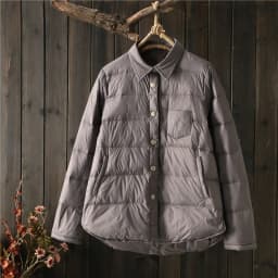 Retro Casual Shirt Down Coat 2023 Autumn Winter Women Light Thin White Duck Down Jacket Parkas Ladies Short Warm Puffer Outwears