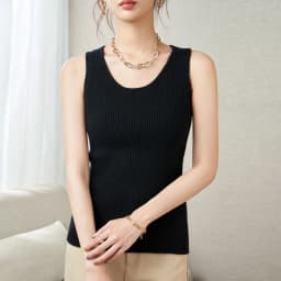 LONGMING Sweater for Women Sleeveless Vests 100% Merino Wool Knitted O-neck Cashmere Pullover Spring Fashion Top Female Clothing