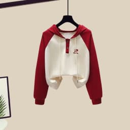 Spring and Autumn Sports Suit Women's 2023 New Korean Version Loose Age Reducing Top Slimming Casual Pants Two-piece Set